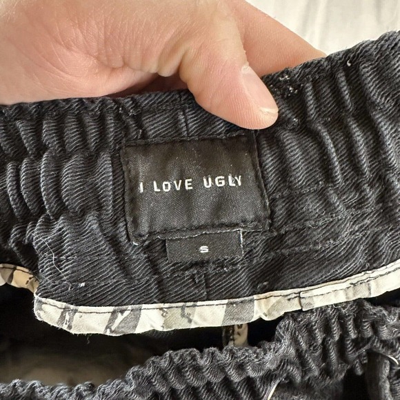 I Love Ugly Pants Zespy Men’s Small Drop Crotch Tapered Slim Fit Black Zipper - Picture 5 of 10